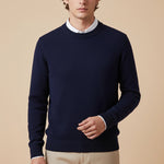 Load image into Gallery viewer, Svart Herrtröja med Rund Hals | Klassisk Vardagsstil