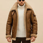 Load image into Gallery viewer, Vinterjacka herr med krage och foder | Kalla dagar