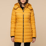 Load image into Gallery viewer, Vinterjacka dam med huva och dragkedja | Vardag och kyligt väder