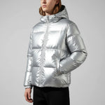 Load image into Gallery viewer, Pufferjacka herr med huva och dragkedja | Kalla dagar