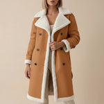 Load image into Gallery viewer, Lång Vinterjacka Dam Kontrastfoder | Kalla Dagar