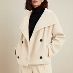 Load image into Gallery viewer, Jacka Dam Dubbelknäppt Textilyta | Vardagsbruk