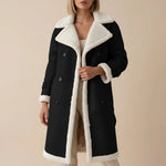 Load image into Gallery viewer, Lång Vinterjacka Dam Kontrastfoder | Kalla Dagar