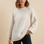 Ladda bilden i gallerivyn, Tröja Dam Rymlig Textilyta | Vardagsbruk