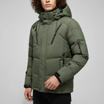 Load image into Gallery viewer, Dunjacka Herr Med Huva | Kallt Väder Vardagsbruk