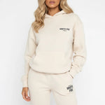 Load image into Gallery viewer, Träningsset dam med huvtröja, oversized passform | Vardag och fritid