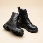 Load image into Gallery viewer, Stövlar med snörning och dragkedja | Vardag och äventyr
