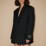 Load image into Gallery viewer, Översize kavaj för dam, lång modell | Kontor och vardag
