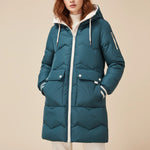 Load image into Gallery viewer, Vinterjacka Dam Huva Vadderad | Kalla Dagar Vardagsbruk
