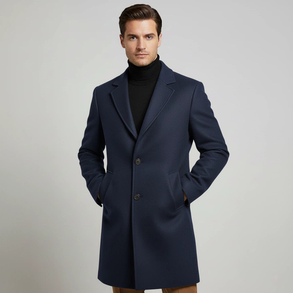 Trenchcoat Herr Enkelknäppt Textilyta | Vår och Vardagsbruk