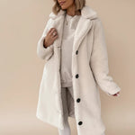 Load image into Gallery viewer, Vinterkappa Dam Fluffig Lång | Kalla Dagar Vardag
