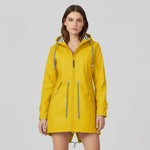 Load image into Gallery viewer, Regnjacka dam med huva och dragsko | Vardagsanvändning
