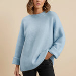 Ladda bilden i gallerivyn, Tröja Dam Rymlig Textilyta | Vardagsbruk
