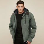 Load image into Gallery viewer, Vinterjacka herr med huva och dragkedja | Vardag och kontor
