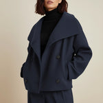 Load image into Gallery viewer, Jacka Dam Dubbelknäppt Textilyta | Vardagsbruk
