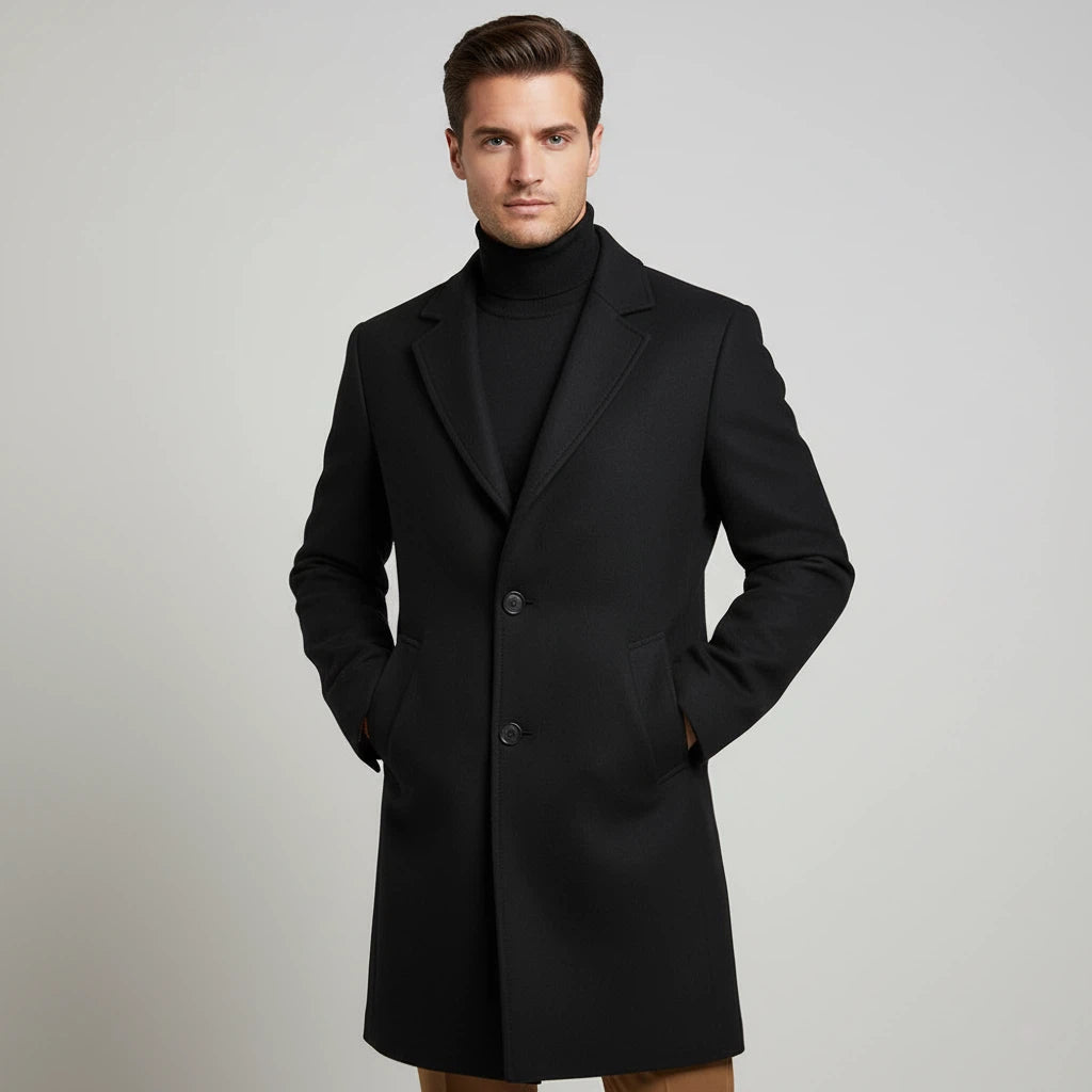 Trenchcoat Herr Enkelknäppt Textilyta | Vår och Vardagsbruk