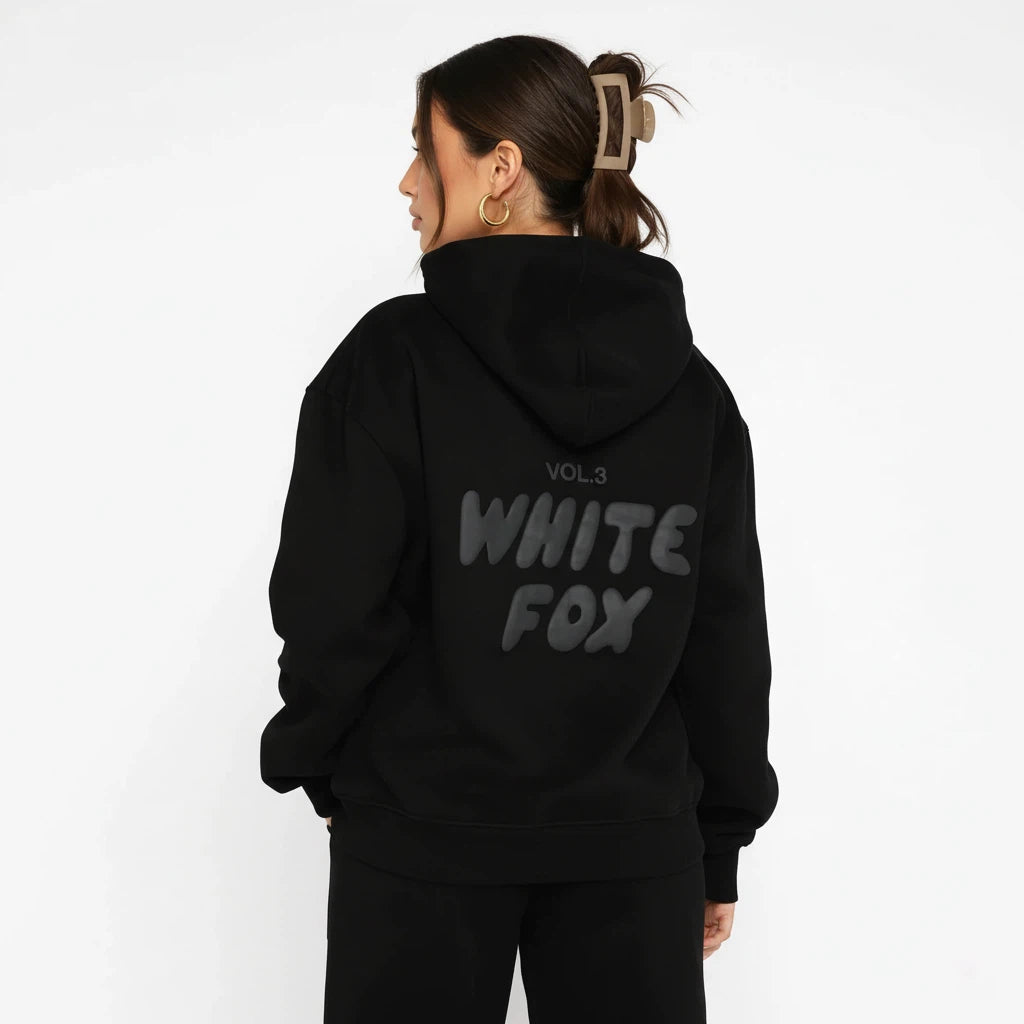 Träningsset dam med huvtröja, oversized passform | Vardag och fritid