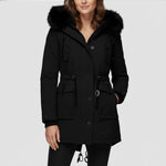 Load image into Gallery viewer, Parka Jacka Dam Med Huva | Kalla Dagar Utomhusbruk
