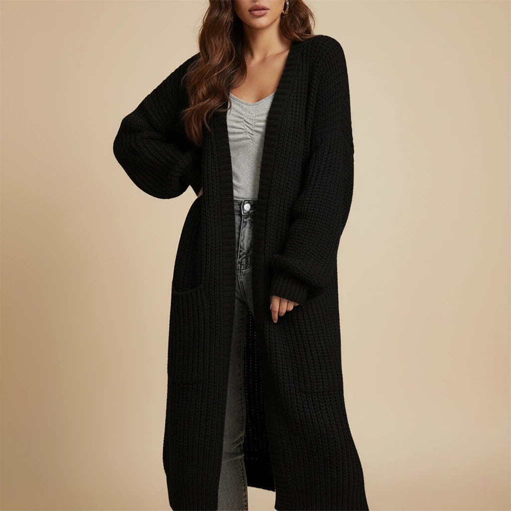 Kappa Dam Rymlig Stickad Siluett | Vardagsbruk