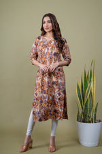 Load image into Gallery viewer, Ojas Multicolor Bandhani Abstract Kurti
