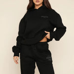 Load image into Gallery viewer, Träningsset dam med huvtröja, oversized passform | Vardag och fritid
