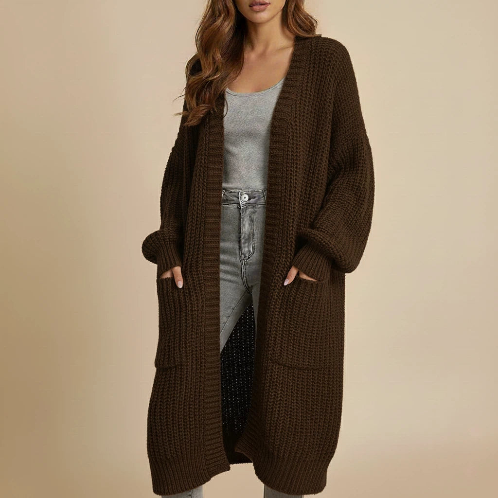 Kappa Dam Rymlig Stickad Siluett | Vardagsbruk