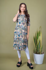 Load image into Gallery viewer, Juhi Multicolor Abstract Kurti
