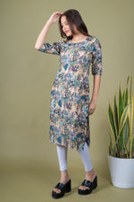Load image into Gallery viewer, Juhi Multicolor Abstract Kurti
