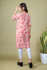 Load image into Gallery viewer, Tanuja Red Block Print Kurti
