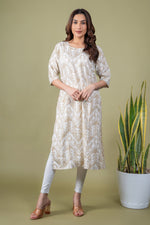 Load image into Gallery viewer, Himani Chikoo Ikat Kurti
