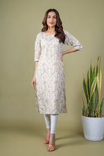 Load image into Gallery viewer, Himani Chikoo Ikat Kurti
