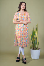 Load image into Gallery viewer, Reena Multicolor Lehariya Kurti

